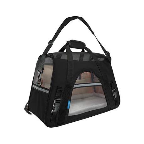 Freedog Transportín Fly para Perro o Gato 48x25x33cm (Negro)