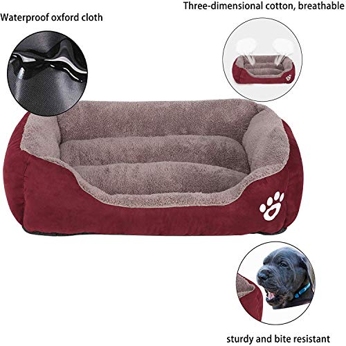 FRISTONE Cama para Perro, tamaño Mediano, Lavable, para Mascotas, Cama ortopédica, para Perros pequeños y Grandes, Manta de Forro Polar XXL