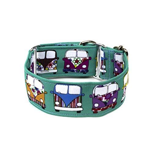 Galguita Amelie Collar Antiescape Furgonetas,Turquesa