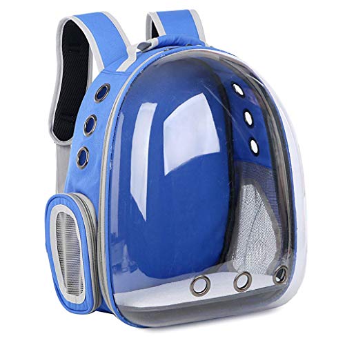 GLEYDY Tejido Oxford Impermeable y Transpirable Mochila Plegable para Perros Gatos Transporte para Perro Bolso Transportín Viaje con Correa Relleno Ajustable Transpirable,06