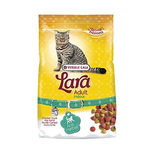 Global Pienso para Gatos 350 grs | Comida para Gatos Lara con Pato y Pollo | Alimento seco para Gatos Anti Bolas de Pelo