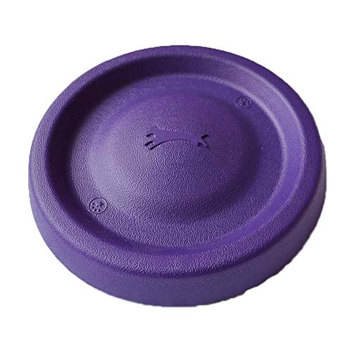 GOUSHENG Frisbees Perros Juguetes Silicona para Perros Voladores Flyer Discos De Entrenamiento para Perros Pequeños Grandes De Goma Blanda Resistente Al Diente 1 Paquete, 8.7"Diámetro Disco Volador G