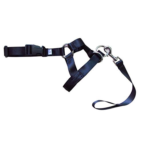 Gulunmun Arnés Ajustable Cinturón Líder Suave para Bozal de Collar de Perro Collar de Cabeza de Halter de Perro Correa de Entrenamiento Líder Sin Tirantes Mordidas Correas, Aleatorio, Color, S