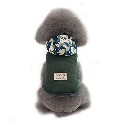 Handfly Abrigo de Perro para Perros pequeños, Perro Abrigo de Invierno Perro Chaqueta Perro Sudadera con Capucha Capa Ropa