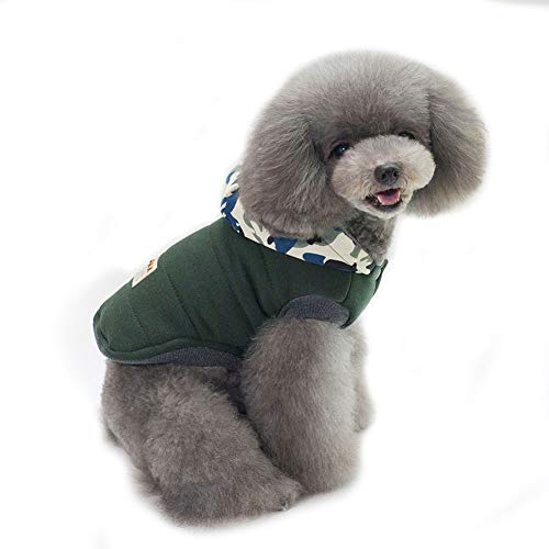 Handfly Abrigo de Perro para Perros pequeños, Perro Abrigo de Invierno Perro Chaqueta Perro Sudadera con Capucha Capa Ropa