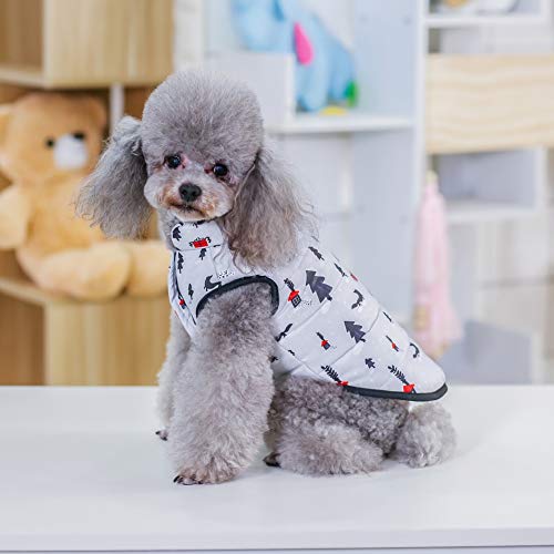 Handfly Chaqueta de Perro Impermeable, Abrigo de Invierno de Cachorro, Abrigo de Chaqueta de Perro, Ropa de Abrigo Abrigada para Perros pequeños, Gatos, Mascotas como Ropa Chihuahua