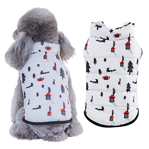 Handfly Chaqueta de Perro Impermeable, Abrigo de Invierno de Cachorro, Abrigo de Chaqueta de Perro, Ropa de Abrigo Abrigada para Perros pequeños, Gatos, Mascotas como Ropa Chihuahua