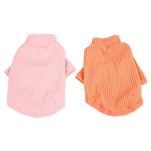 HAODEE Ropa de Abrigo de Invierno para Perros pequeños Abrigo para Perros pequeños Perro Mediano Grande (Rosa)-XS X-Large