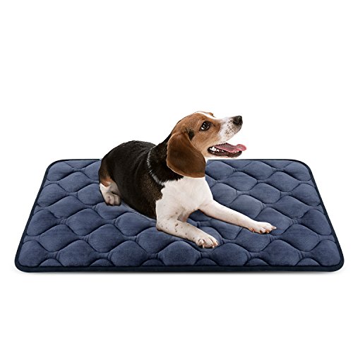 Hero Dog Cama Colchoneta Perro Mediano Lavable M, Cojines para Mascotas Antideslizante Vellón Almohadilla Suave 90x60 cm