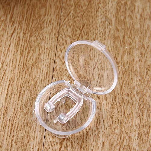 HibiscusElla Portable Soft Health Silicone Anti Snoring Relieve Nasal Congestion Snoring Devices Ventilation Anti-snoring Nose Clip