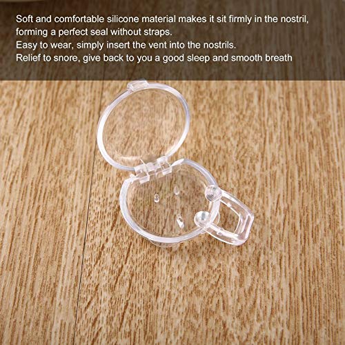 HibiscusElla Portable Soft Health Silicone Anti Snoring Relieve Nasal Congestion Snoring Devices Ventilation Anti-snoring Nose Clip