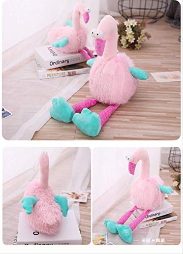 hjcly Juguete De Peluche Lindo Kawaii Flamingo 40 Cm, Relleno Relleno con Buena Muñeca De Avestruz De Algodón Suave Y Colorido para Niños Niños