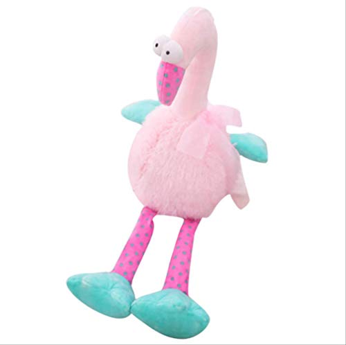 hjcly Juguete De Peluche Lindo Kawaii Flamingo 40 Cm, Relleno Relleno con Buena Muñeca De Avestruz De Algodón Suave Y Colorido para Niños Niños