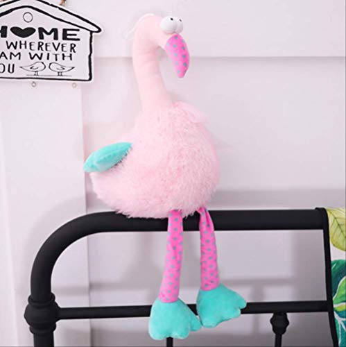 hjcly Juguete De Peluche Lindo Kawaii Flamingo 40 Cm, Relleno Relleno con Buena Muñeca De Avestruz De Algodón Suave Y Colorido para Niños Niños