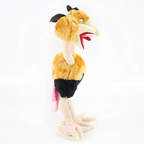 hjcly Peluche Anime Dodrio 30Cm, La Muñeca De Peluche De Avestruz De Tres Cabezas Suave para Regalo De Niños