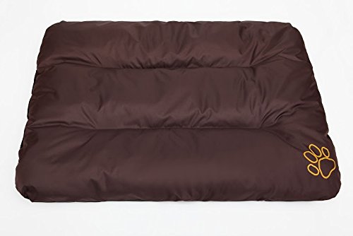 Hobbydog R1 ecobra7 Cama para Perros Eco Dormir Espacio Ruhe Espacio Perros Colchón Perro Cojín, 90 x 60 cm, L, Color marrón