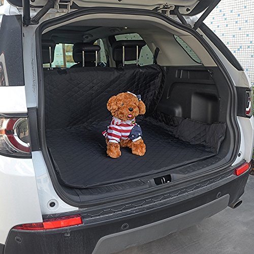 HONCENMAX Grande Perro Vehículo Protector de Maletero Cubierta del Revestimiento de Carga Mascota Cubierta de Asiento Estera Antideslizante Impermeable Universal para Camionetas SUV