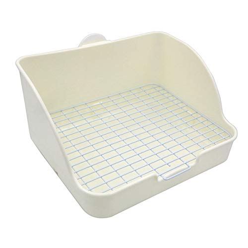 HongYH Pet Small Rat Toilet, Square Potty Entrenador Corner Litter Bedding Box Pet Pan para Small Animal/Rabbit / Conejillo de Indias/galesaur / Huron (Color Aleatorio)