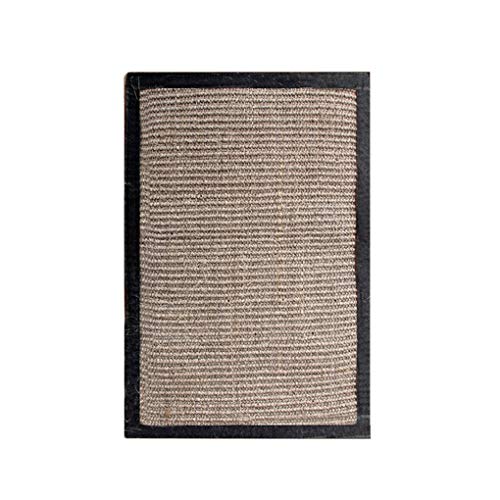 Hotaluyt El sisal Natural de Tela Suave Anti-estrés Rascar Mat Sofá Sofá Protector de la Cubierta de la Guardia Muebles Proteger cojín, café