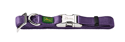 HUNTER - Collar, Colores - Morado, Dimensiones - Talla S Largo 30-45 Cm. Ancho 1.5 Cm.