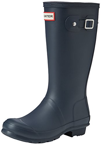 Hunter Original Wellies - Botas Unisex, para niños, color azul, talla 36 EU