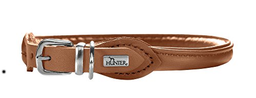 HUNTER Redonda y Suave Petit níquel Alce Cuero Collar