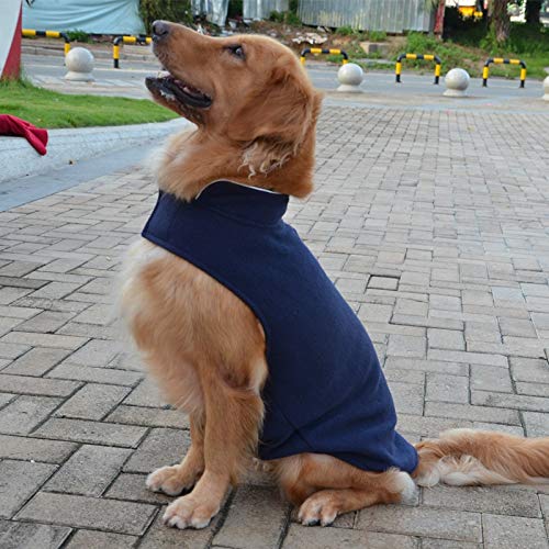 HVTKL Ropa for Mascotas Ropa de otoño e Invierno for Mascotas Ropa for Perros Labrador Golden Retriever Ropa for Perros (Color : Blue, Size : 3XL)