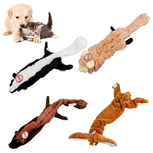 Hzb821zhup - Puzzle de Peluche para Mascota, Perro, Gato, Perro, Juguete de Sonido, Animal, simulación, Sonido, Juguete sin Relleno, Forma de Cerdo, Zorro, Conejo, Juguete para Jugar