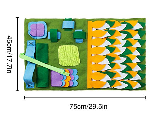 IFOYO Alfombrilla de alimentación para perros, alfombrilla de entrenamiento para perros pequeña/grande, manta antideslizante para mascotas, para hacer habilidades y liberar el estrés (S, L)