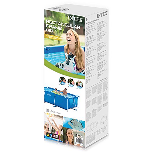 Intex 28270NP  Small Frame - Piscina desmontable, 220 x 150 x 60 cm, 1.662 litros