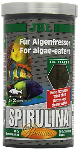 JBL Premium - Pienso Completo para Peces de Acuario, Copos y espirulina