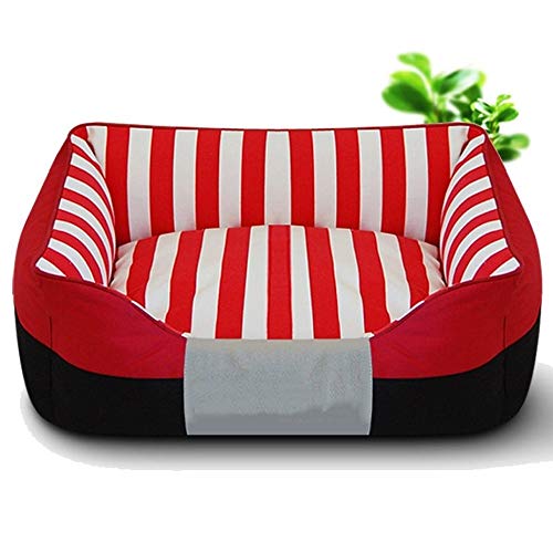 Jfjhcww Cama para Perros Mascotas |Cama ortopédica ergonómica y ergonómica para Mascotas con Contorno de colchón para Perros y Gatos: Disponible en múltiples Colores y tamaños (Color : C, Size : L)