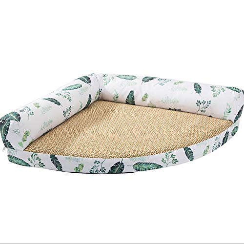 JNWEIYU Nido de Animal doméstico, Cama Desmontable y Lavable Mascota Gato Rojo Neto Dormir Mat Mat Primavera y Verano, Suministros de Dormir Cuatro Estaciones universales del Gato (Color : A)