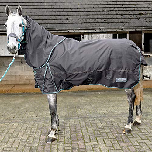 John Whitaker Ottowa Premium - Alfombra para Desmontar el Cuello (300 g), Gris Aqua, 2,2 m