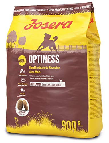 JOSERA Alimento Seco Para Perros : Comida Para Perros Pienso Alimento Seco Saludable Galletas Proteína Saco Perro Optiness  900 g