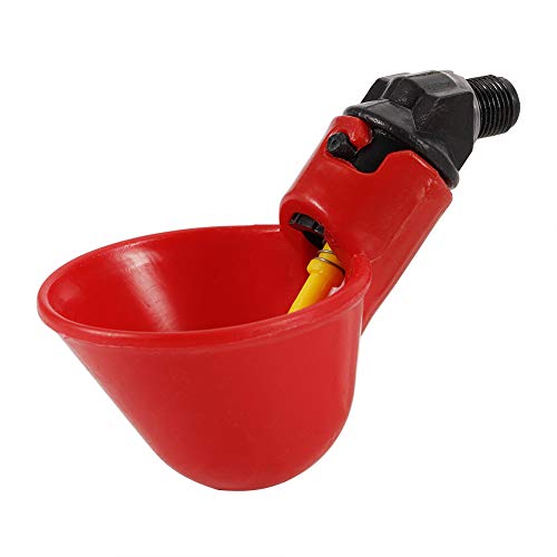 Josopa 5 Piezas Tazas Automáticas de Bebederos de Pollo Tazas para Beber Agua Cuencos para Pollos Palomas Pájaros Codornices