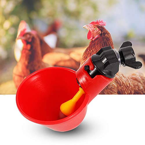 Josopa 5 Piezas Tazas Automáticas de Bebederos de Pollo Tazas para Beber Agua Cuencos para Pollos Palomas Pájaros Codornices