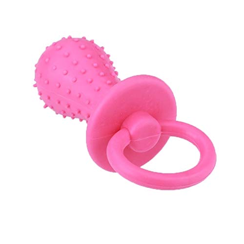 Juguete herramienta de forma creativa 1PC Campana de perro de juguete de goma del perro casero Interactivo del gato de goma del perrito de juguete for masticar mascotas Molar (color al azar)