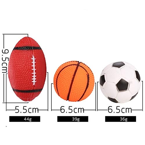 Juguetes For Perros Squeak Sound Pelota For Perros Goma Fútbol Baloncesto Juguetes Interactivos For Perros Pequeños Medianos Grandes Mascotas Suministros De Juguetes ( Color : 3 , Size : One size )