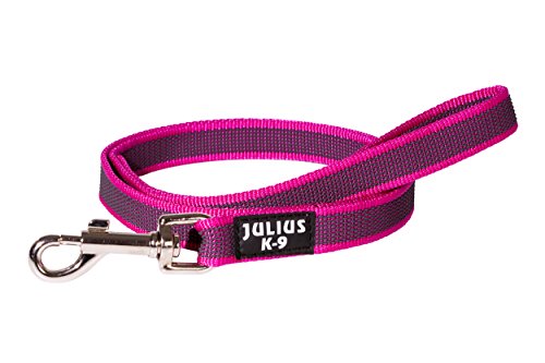 Julius-K9 Correa, Rosado-Gris, 2 cm