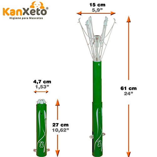 Kanxeto Accesorio para Perros recogedor Plegable para Recoger excrementos