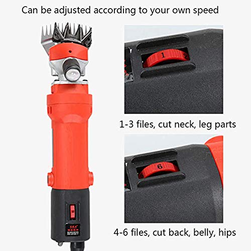 KKCD Sheep Shears Electric Clippers, 750W 220V Animal Cizalla De Pelo De Lana En Ovejas Afeitar/Ganado/Ganado Granja De Mascotas Belleza Set