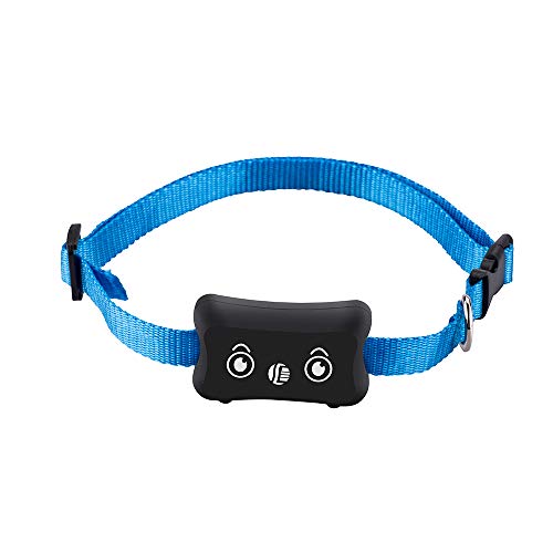 KKmoon Rastreador GPS Perros GPS Localizador Collar Ajustable para Perros Impermeable para Teléfono Android/IOS