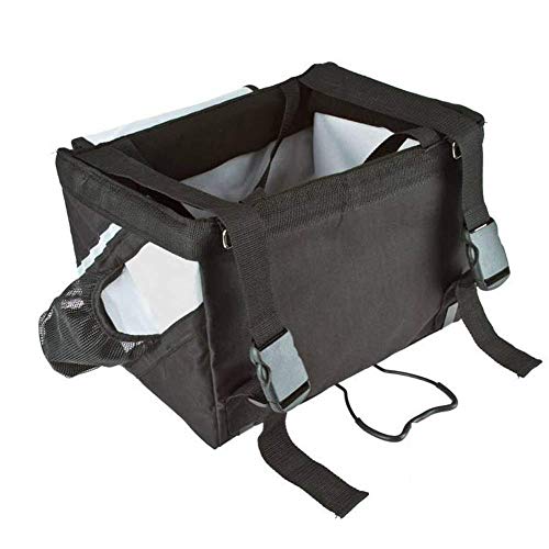 KNFBOK Bolsa Manillar Bicicleta Cesta de Bicicleta Pet Cat Dog Bike Basket Bag Cinturón de Seguridad de Viaje Portabicicletas Delantero Bolsa de Bicicleta Suministros para Mascotas Jaula para Perros