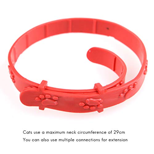 Kylewo Collar de garrapatas para Perros y Gatos Collar de garrapatas Collar de prevención de pulgas y garrapatas, 8 Meses de protección: Ajustable para Mascotas pequeñas y Medianas