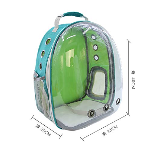 LANSKIRT Mochila Perro, Sling Bolsa para Mascota Perro y Gato Bolsos Pequeños Porta Perros Bolsos Mochila Transpirable con Cápsula Espacial