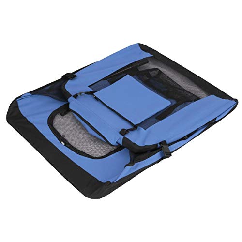 Leopet Transportín Plegable de Tela para Mascotas - Talla y Color a Elegir, Malla Transpirable - Bolsa de Transporte para Animales, Portador de Viaje Parra Perros y Gatos