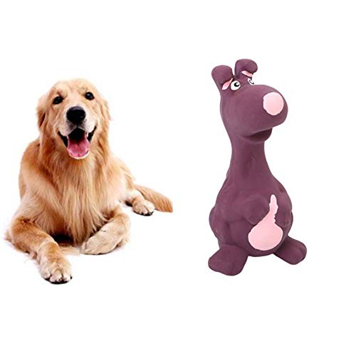 lffopt Juguete para Mascotas Juguetes Sonido Perro Perro chirriante Juguetes duraderos Suministros para Mascotas Dientes de Perro de Juguete Purple