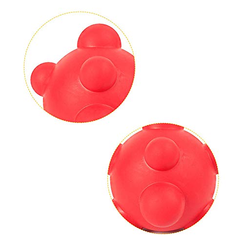 lffopt Juguetes Interactivos Perro Mordedor Perro Pet Interactivo Juguete Alta Rebote Pet Juguete Pelota de Perro para Perros medianos Grandes Random Color