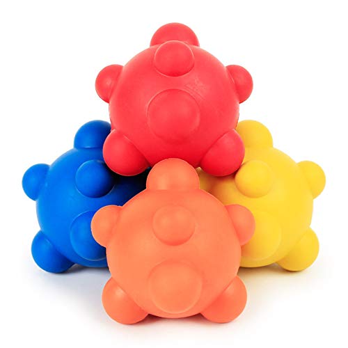 lffopt Juguetes Interactivos Perro Mordedor Perro Pet Interactivo Juguete Alta Rebote Pet Juguete Pelota de Perro para Perros medianos Grandes Random Color